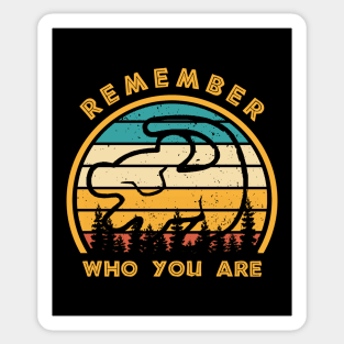 Remember Who You Are Vintage Sticker